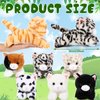 Libima 8 Pcs Cat Stuffed Animals Bulk 8 Inch Plush Kittens Cat Theme Party Favors Carnival Awards Birthday Party Gifts Assorted Cute Pet Toys Party Decor(Lying)