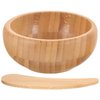 FOMIYES Clay Mask Bowl 1 Set Bamboo Mask Bowl Mini Wood Bowl Face Mask Bowl Beauty Silicone Bowl Wooden Masks Bowls Skincare Mixing Bowl Facemask Bowl Face Mud Bowl Cream Facial Mask