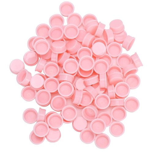 500pcs Glue Ring Holder, Grafting Eyelash Glue Cup Delay Container Eyelash Grafting Extension Tool, Ink Ring Cup Beauty Makeup Accessory for Salon Home Use