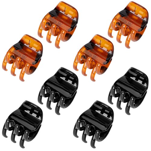 8Pcs Hair Clips for Women and Girls,Medium Size Hair Claws Hair Jaw Clip for Thick Hair & Thin Hair,1.3Inch No-Slip Jaw Clips