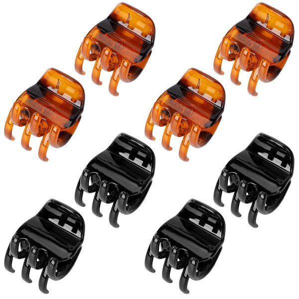 8Pcs Hair Clips for Women and Girls,Medium Size Hair Claws Hair Jaw Clip for Thick Hair & Thin Hair,1.3Inch No-Slip Jaw Clips
