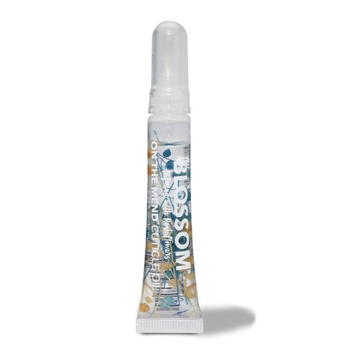 Blossom On the Mend Restoring Scented Portable Cuticle Oil Tube for Travel with Brush Tip, Infused with Real Flowers, 0.34 fl. oz/10ml, Honeysuckle