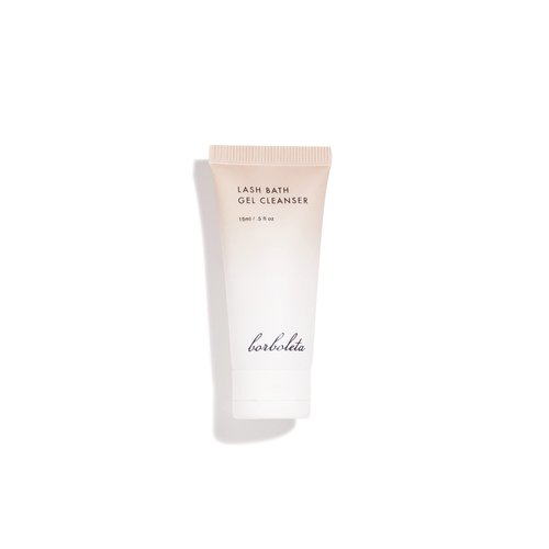 Borboleta Lash Bath Gel Cleanser - Gentle Gel Lash Shampoo for Lash Extensions and Natural Eyelashes, Eyelash Shampoo – 1.7 fl. Oz (Travel Size (.5 oz))