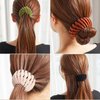 Aweoisa 7PCS Women's Hair Accessories, Bird Nest Magic Hair Clip with Hair Bun Clips