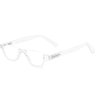 The Shay Colorful Semi-Rimless Half Reader Reading Glasses, 1.75 Clear