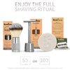 Bambaw Double Edge Safety Razor for Men & Women, Metal Razor with a Stainless Steel Blade, Eco-Friendly Razor – Silver