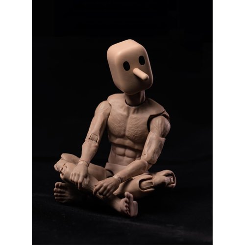 Lmzauet 1/12 Scale Action Figures Square-Headed Eagle Muscular Muscle Male Figure Body (NT-02)