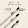 HALEYS Crease Eyeshadow Brush, Medium Fluffy Tapered Brush, Soft, Easy Blending Makeup Tool, Seamless, Multi-tasking Makeup Brush for Cream and Powder, High-end Synthetic Bristles, Vegan + CF