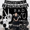 Bad Two the Bone Themed 2nd Birthday Party Decorations for Boys Black Bad Two The Bone Backdrop Banner, Skeleton Theme Birthday Decorations for Boys Girls Music Rock and Roll Birthday Party Supplies