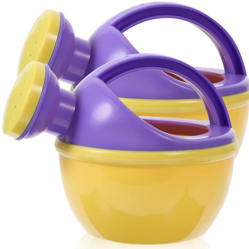 STOBOK Watering Can, 2pcs Watering Can Toy Plastic Watering Kettles Kids Watering Pots Bath Toys Bathtub Toy for Kids Indoor and Outdoor Play (Random Color)