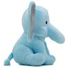 KINREX Elephant Stuffed Animals – Stuff Animal Plush Toy for Babies Girls Boys, Elephants Plushie Teddy Bear Toys for Birth Stats Baby Shower Infant Newborn Boy & Girl, Blue Measures 9 Inches