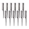 RED by KISS Professional Rat Tail Comb 12 PCS Black