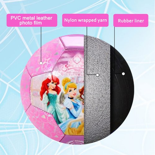 DECLIR Soccer Ball Size 3 Kids Soccer Ball Upgraded Small Ball for Toddler