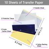 Tattoo Practice Skins with Transfer Paper, 15PCS Tattoo Fake Skin and Stencil Paper Kit Includes 5PCS Tattoo Practice Skin and 10PCS Tattoo Transfer Paper
