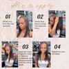 14inch Clip in Hair Extensions Real Human Hair For Women 7pcs Black Hair Extensions 70g 100% Remy Virgin Human Hair Clip In Extensions Double Weft Clips Straight Soft Hair No Tangles