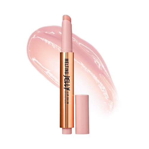 Professional Melting Jelly Lip Balm, High Shine & Moisturizing Lip Stick, Long Lasting, Plumping Effect Look, Non-Sticky & Not Cakey, Easy Application & Natural Coverage (Pink Lemon)