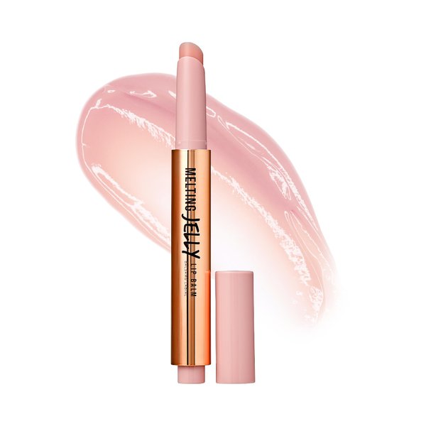 Professional Melting Jelly Lip Balm, High Shine & Moisturizing Lip Stick, Long Lasting, Plumping Effect Look, Non-Sticky & Not Cakey, Easy Application & Natural Coverage (Pink Lemon)