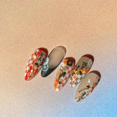 Red Koi Fish Nail Art Sticker Decals Lucky Goldfish 5D Embossed Nail Decals Self-Adhesive Chinese Style Nail Art Accessories Cute Cartoon Ocean Manicure Decals for Women Girls DIY Nail Art Decorations