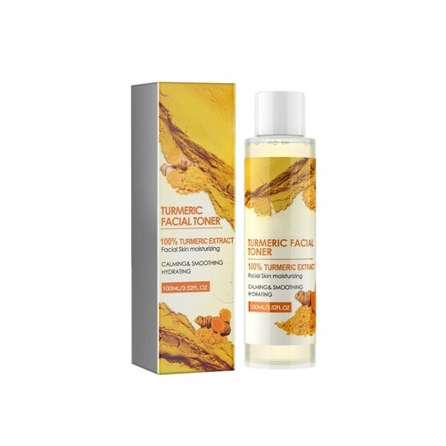 Turmeric Facial Toner, Turmeric Glow Face Toner, Turmeric Dark Corrector Toner, Hydrating Moisturizing Facial Toner, Calming,Smoothing, Hydrating, Skin Balancing & Pore-Reducing Toner, 100ML (1 Pcs)