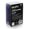 bindrz 50 Semi Rigid Card Holder - 3 5/16” x 4 7/8” with a 1/2” Lip - PSA, BGS, SGC & CSG Grading Submission Sleeves Holders for CCG TCG MTG and Sports Cards (50)