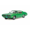 1969 Pontiac GTO Judge, Green - Motormax 73242 - 1/24 scale Diecast Model Toy Car for unisex-children