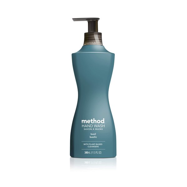 Method Gel Hand Wash, Basil, Biodegradable Formula, 11.5 Fl Oz (Pack of 1)
