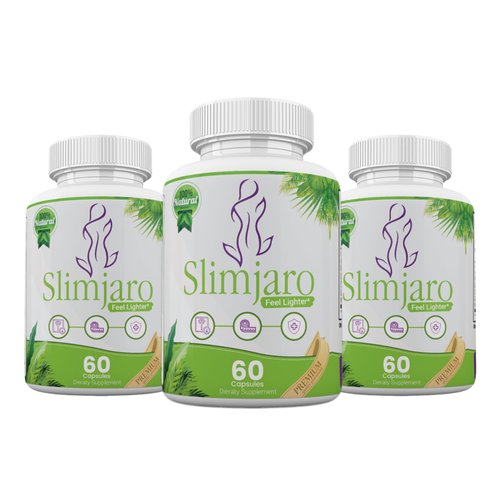 (3 Pack) Slimjaro Advanced Formula - Slimjaro Dietary Supplement, 180 Capsules