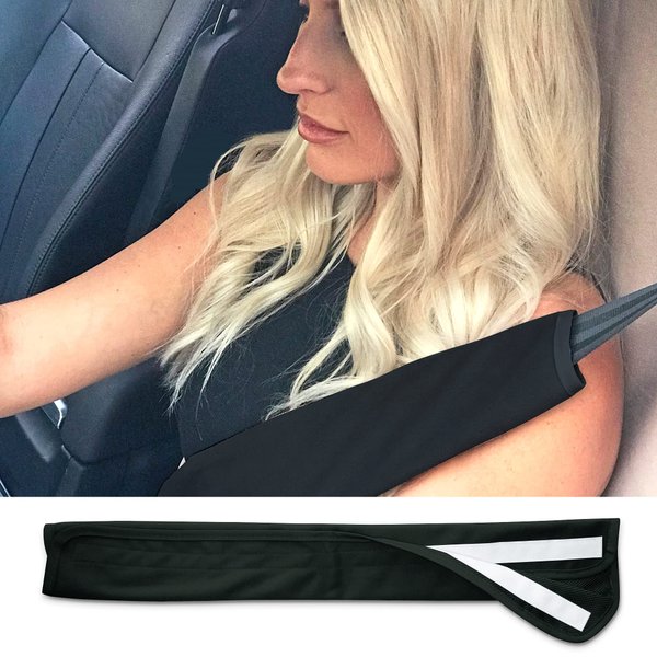 Waterproof SeatShield Seatbelt Covers - Comfort Removable Car Seat Belt Cover for Women, Men, Kids