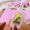 Myripoly Pink Tarot Cards Deck Set for Beginners with Meanings On Them-Tarot Card with Guidebook-(Free Velvet Tarot Bag Pouch)