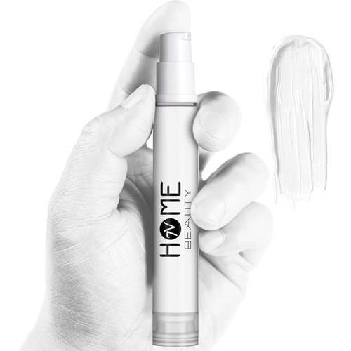 7V Home Beauty White Face Body Paint, Washable Formula Matte Liquid Foundation for Halloween Costume Stage SFX Makeup (White, 0.5 fl.oz)