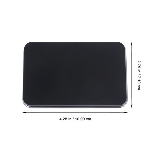 Minkissy Empty Eyeshadow Palette Magnetic Makeup Palette with Mirror Refillable Eyeshadow Palette Empty Lipstick Pallet Empty Eyeshadow Pans for Eyeshadow Lipstick Blush Powder, 2PCS