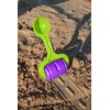 Miniland Educational - Highway Beach Sand Roller Toy,Green, Purple,45216