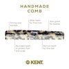 Kent 6T TW FineTooth Comb and Wide Tooth Hair Comb-Handmade Styling Comb for Hair Care,Barber Combs,Beard Combs For Men-Hair Styling Grooming Hair Combs for Men,Women and Kids,Hair Care for Wet or Dry