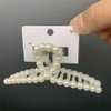 100 Pcs White Hair Clip Display Cards Hair Bow Hairpin Packing Cards Hair Accessories Holder Paper Cardboard for Hair Claw Clips Barrettes Clips, Hair Clips, Clips and Barrettes