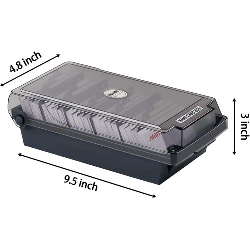 MyLifeUNIT Business Card Holder, Index Card Organizer with Dividers and Index Tabs, Capacity: 500 Cards (2.2" x 3.5")