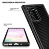 E-Began Case for Samsung Galaxy Note 20 Ultra 5G, Full-Body Shockproof Protective Bumper Cover (Without Screen Protector), Support Wireless Charging, Impact Resist Phone Case (Carbon Fiber)