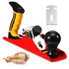Lanties Hand Planer with 2 Inch Blade Adjustable Smoothing Wood Plane Universal Bench Plane for DIY Door Installation Woodworking Trimming