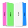 4 Way Nail Buffer Block (2 Pcs), Nail Shine Buffers Blocks Files for Natural and Acrylic Nails Smoother Buffing Block Polisher Fingernail File Buffer 120/240/600/3000 Grit for Buffing Shinning