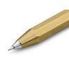 Kaweco BRASS SPORT Mechanical Pencil 0.7mm HB I Brass Lead Pencil in Classic Design I Mechanical Lead Pencil 10,5 cm I Refillable Pencil