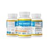 Max Omega 3 Fish Oil Pills - Triple Strength Fish Oil Supplement (2000 mg Total Omega 3 Fatty Acids: 600mg DHA + 800 mg EPA per Serving)