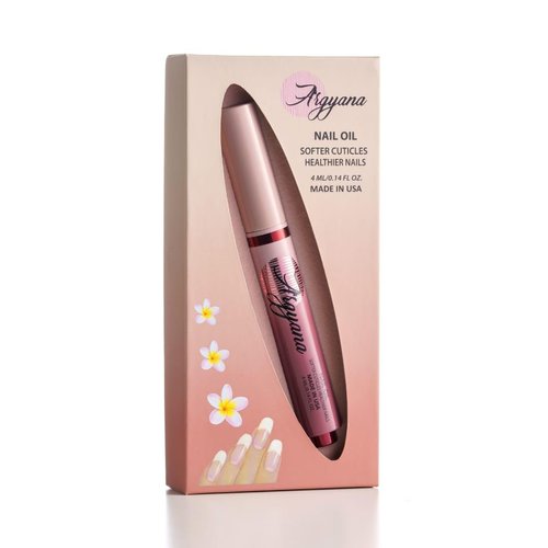 Argyana Cuticle Oil Pen for Nails - Nail Growth Oil W/Argan & Castor Oil – Nail Oil Cuticle Pen Treatment for Dry, Peeling, Breaking, Thin and Damage Nails – Jasmine Scented (4 ml)