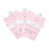 The Crème Shop Boba Bears Beary Clear Skin! Sheet Mask - Brightening, Clarifying with Strawberry Essence and Salicylic Acid for Radiant Glow and Smooth Skin - Korean Beauty Secret, Set of 3
