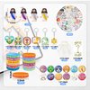 Tazimi 122 PCS Christian Bible Party Favors Jesus Party Favors Cross Goodie Bags with Stickers Rubber Bracelets Button Pins and Bags for Christian Party Supplies Decorations