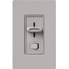 Lutron Skylark LED+ Dimmer Switch for Dimmable LED, Halogen and Incandescent Bulbs | 150W/Single-Pole or 3-Way | SCL-153P-GR | Gray