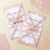 Paper Junkie 48 Sheets Pink Metallic Shimmer Cardstock Paper for Crafts, Double-Sided for DIY Cards, Weddings, Scrapbooking, 250gsm (8.5 x 11 In)