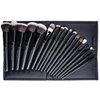 SHANY Makeup Brushes Artisan Easel Elite Cosmetics Make up Brush Set, Complete Kabuki Makeup Brush Set with Standing Convertible Makeup Brush Holder Storage - 18 pcs