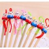 10 Pcs Bamboo Ear Cleaner Ear Picker with Cute Doll Decor, for Adult Children Ear Care, Ear Wax Remover Cleaning Tool
