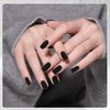 GAOY Matte Gel Top Coat for Gel Nail Polish, 16ml Powder-Resist Matte Finish for Detail Chrome Powder Painting Long Lasting UV Gel Nail Art DIY