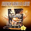 G Fuel Protein + Energy Drink Powder, Pre Workout Caffeine Powder, Energy Powder Drink Mix for Gaming, Sugar Free Focus Amino, Vitamin + Antioxidants, 19oz (French Vanilla Latte, 20 Servings)