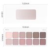 AMY'S DIARY 12-Color Light Pink Purple Eyeshadow Palette for Versatile Day-to-Night Looks – Blendable, Long-Lasting, and Highly Pigmented. Elevate Your Eye Makeup– Unleash Your Unique Style (08#)